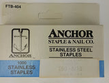 Stainless Steel Staples, 5/16 " (1000)