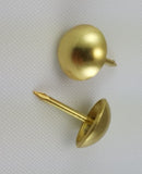 Brass 7/16" Decorative Upholstery Tacks, Round Head (1000)