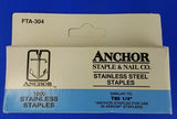 Stainless Steel Staples, 1/4 " (1000)
