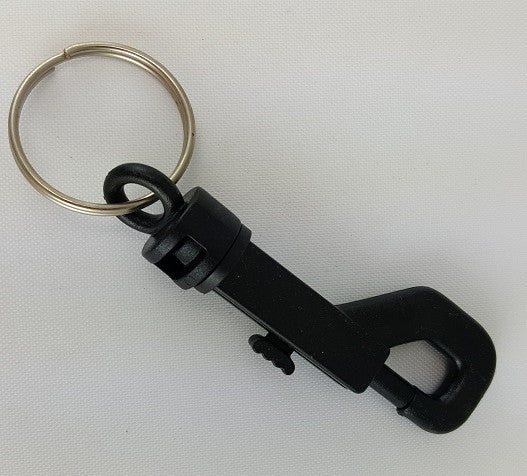 Keychain Plastic Bolt Snap Hooks with Key Rings 