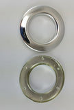 Polished Silver Grommets, 1 1/8" (10 pack)
