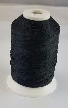 (Black) Marine Bonded Nylon Thread, V 69 Weight. (100% Nylon)