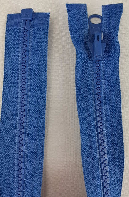 (Rocket Blue) Reversible Nylon Jacket Zippers 30"
