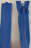 (Rocket Blue) Reversible Nylon Jacket Zippers 24"