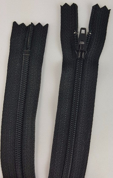 (Black) Dress Zipper, 9"