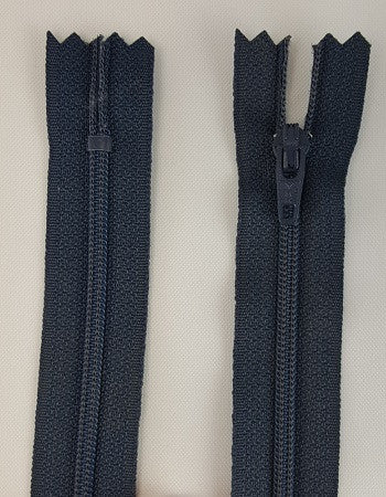 (Navy) Dress Zipper, 9"