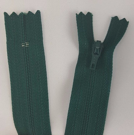 (Dark Green) Pants Zippers 9"