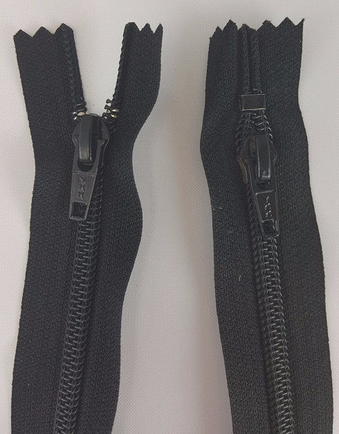 (Black) Jumpsuit Zipper, 22"