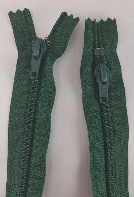 (Dark Green) Jumpsuit Zipper, 22"