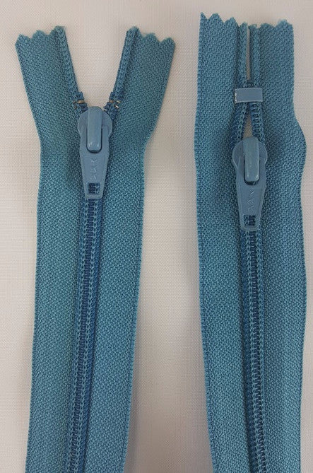 (Medium Blue) Jumpsuit Zipper, 22"