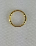 Sew On Rings - Brass Plated (single)