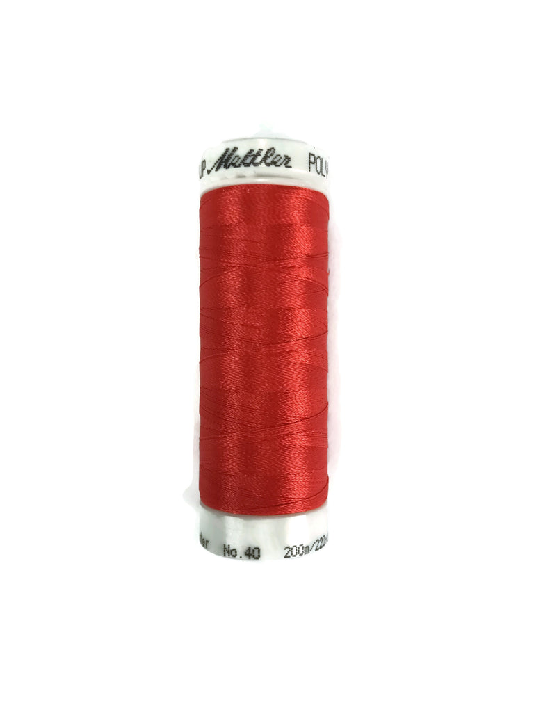 Mettler Poly Sheen Thread Colour 1305 Fax Fire